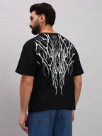 Black Boxy Oversized T shirt ZEN-109