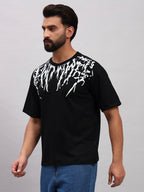 Black Boxy Oversized T shirt ZEN-109