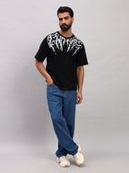 Black Boxy Oversized T shirt ZEN-109