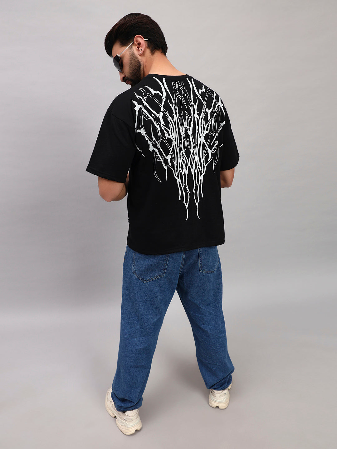 Black Boxy Oversized T shirt ZEN-109