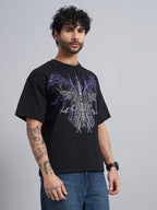 Black Boxy Oversized T shirt ZEN-103