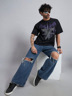 Black Boxy Oversized T shirt ZEN-103