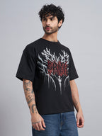 Black Boxy Oversized T shirt ZEN-104