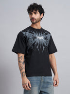 Black Boxy Oversized T shirt ZEN-105
