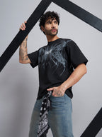 Black Boxy Oversized T shirt ZEN-105