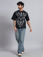 Black Boxy Oversized T shirt ZEN-106