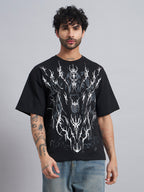 Black Boxy Oversized T shirt ZEN-106