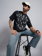 Black Boxy Oversized T shirt ZEN-106