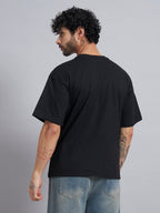 Black Boxy Oversized T shirt ZEN-107