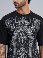 Black Boxy Oversized T shirt ZEN-107