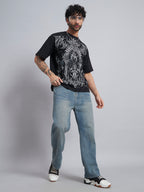 Black Boxy Oversized T shirt ZEN-107