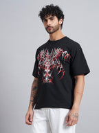 Black Boxy Oversized T shirt ZEN-108