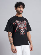 Black Boxy Oversized T shirt ZEN-108