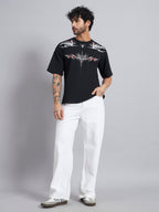 Black Boxy Oversized T shirt