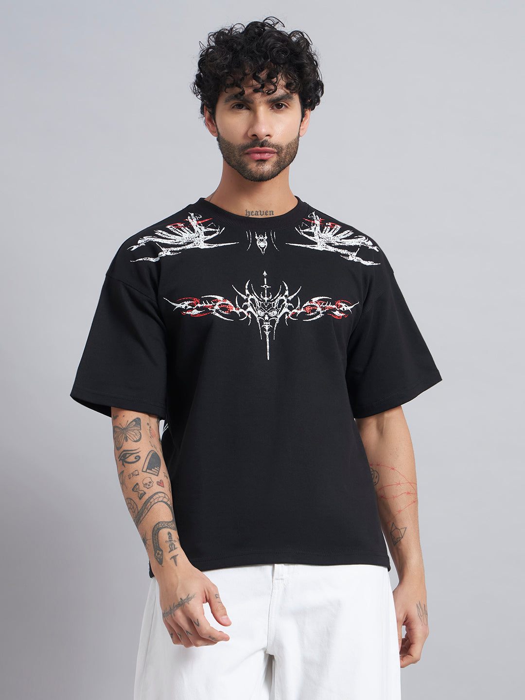 Black Boxy Oversized T shirt