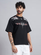 Black Boxy Oversized T shirt