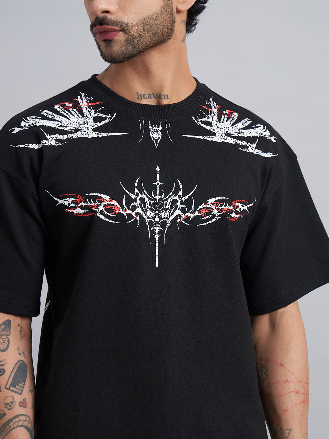 Black Boxy Oversized T shirt