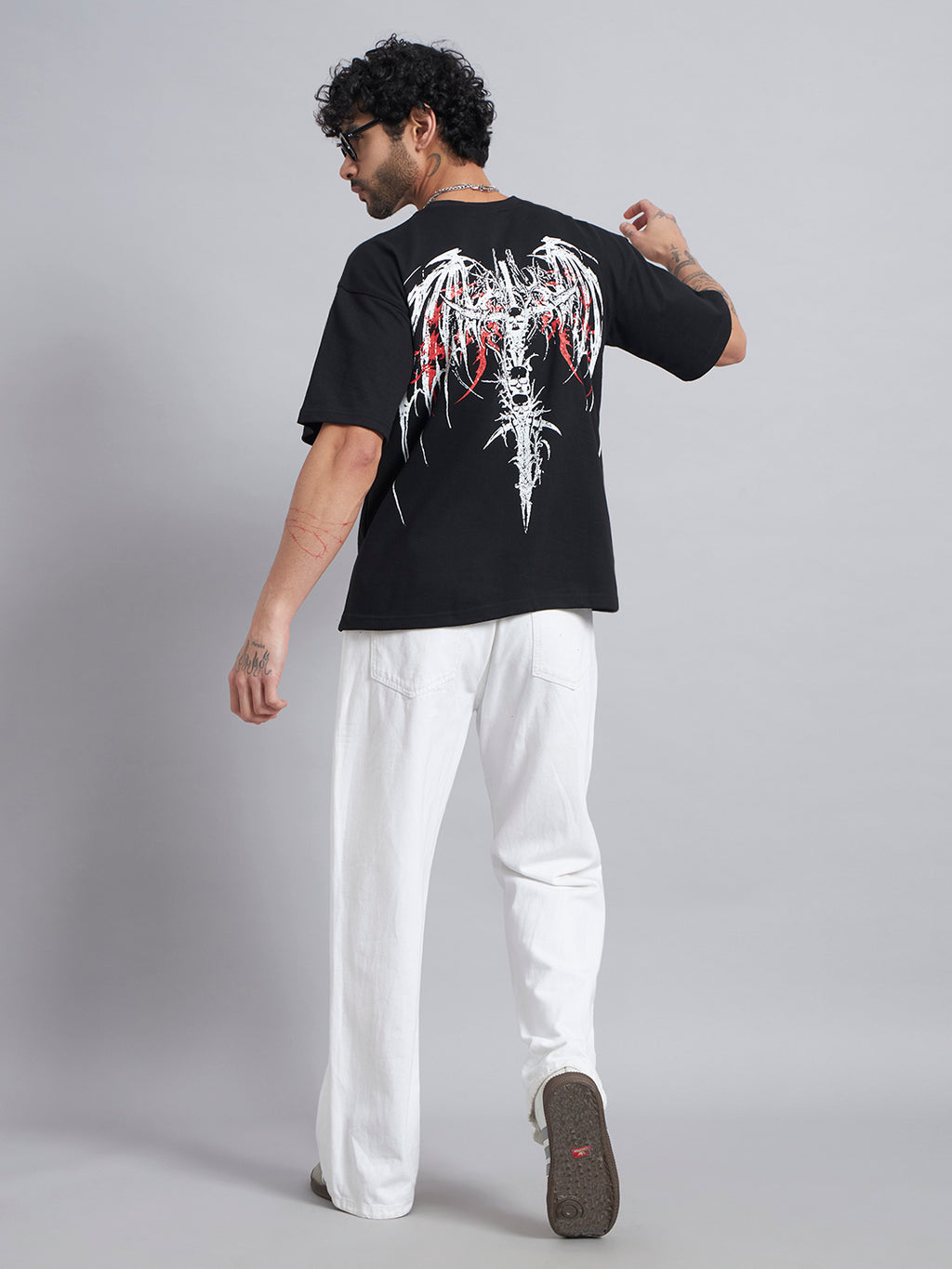 Black Boxy Oversized T shirt