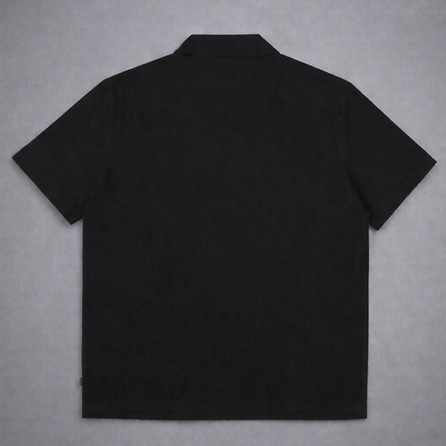 Black Boxy Oversized Polo
