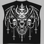 Black Boxy Unisex Vest VEST-4