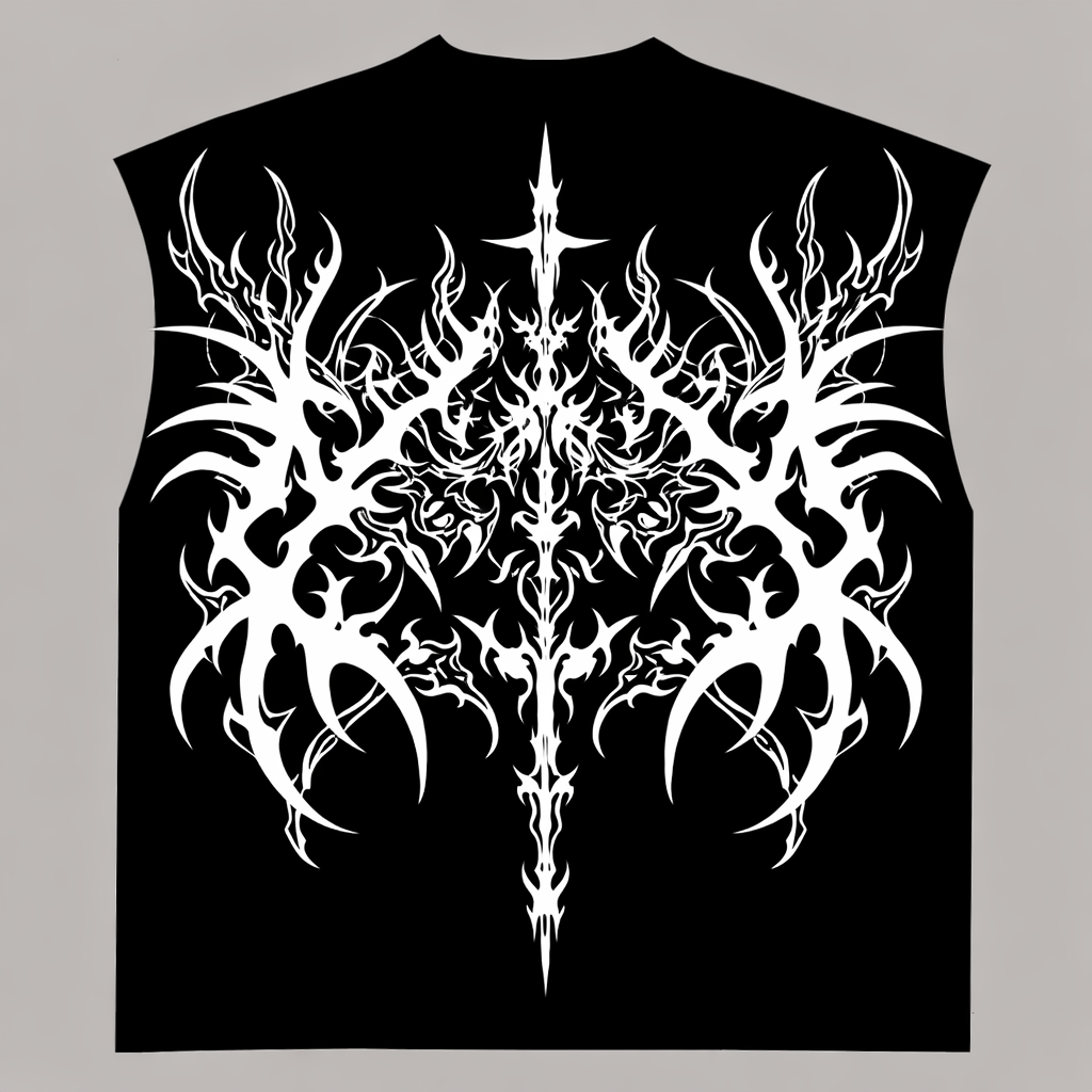 Black Boxy Unisex Vest VEST-10