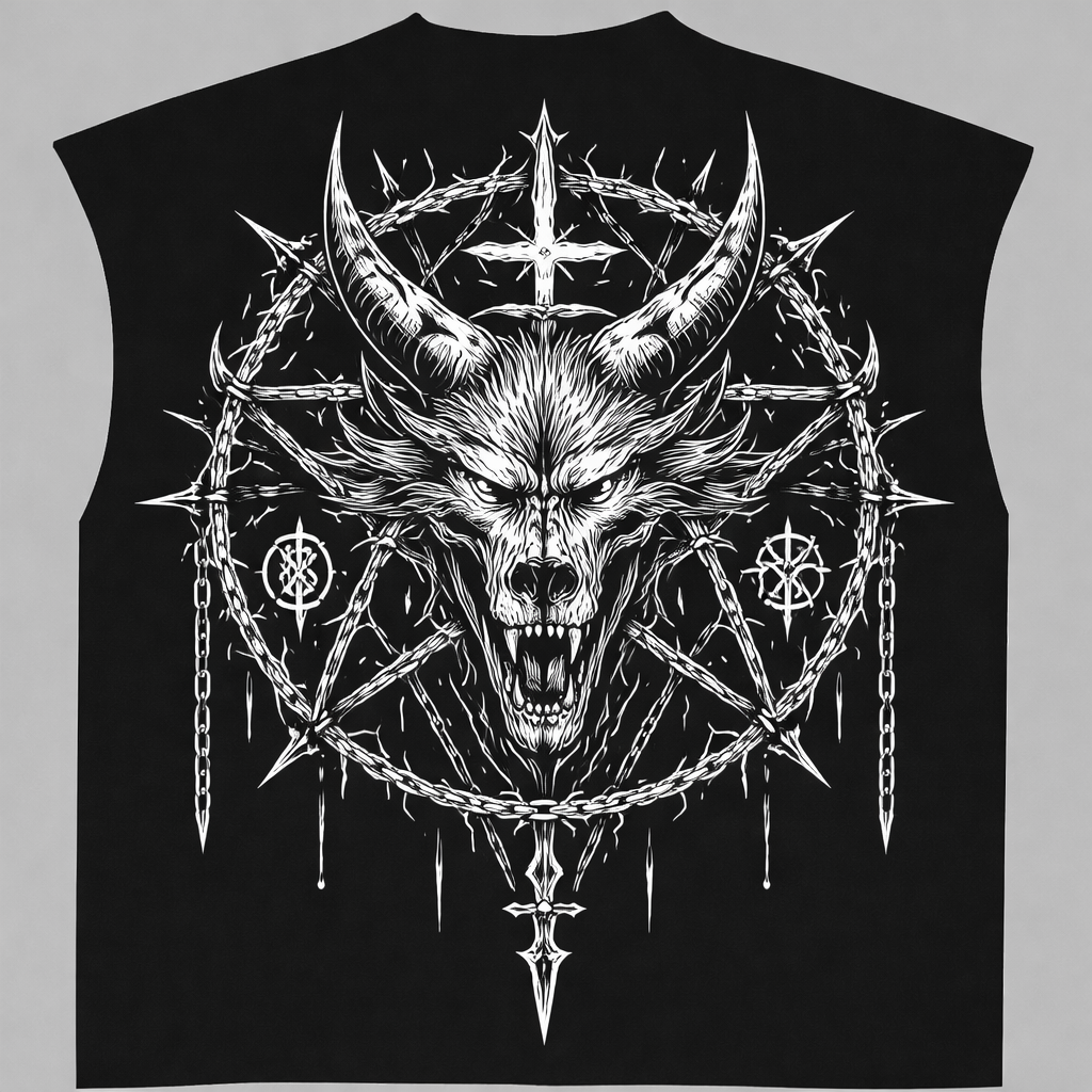 Black Boxy Unisex Vest VEST-3