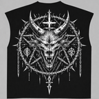 Black Boxy Unisex Vest VEST-3
