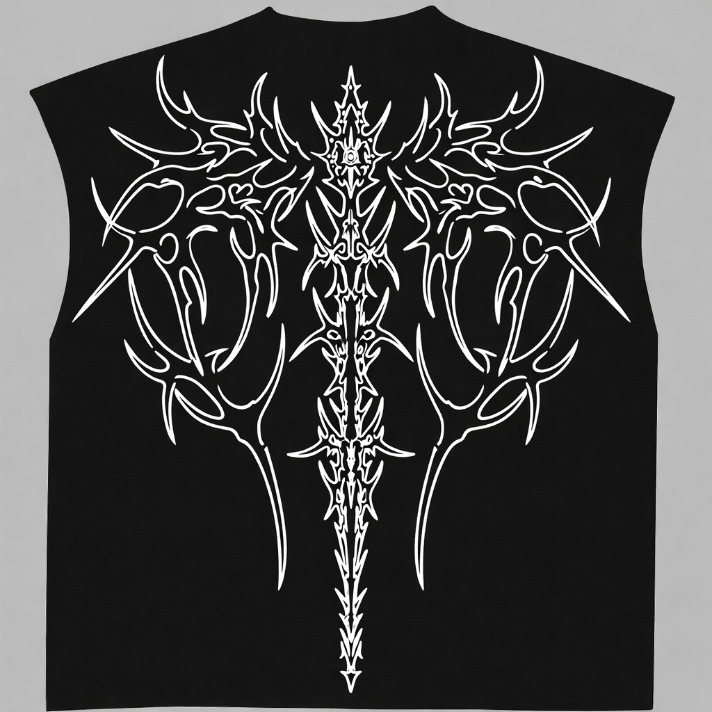 Black Boxy Unisex Vest VEST-2