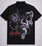 Black Boxy Oversized Polo