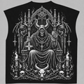 Black Boxy Unisex Vest VEST-8