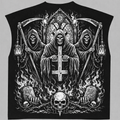 Black Boxy Unisex Vest VEST-7