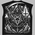 Black Boxy Unisex Vest VEST-5