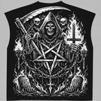 Black Boxy Unisex Vest VEST-5