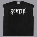 Black Boxy Unisex Vest VEST-10
