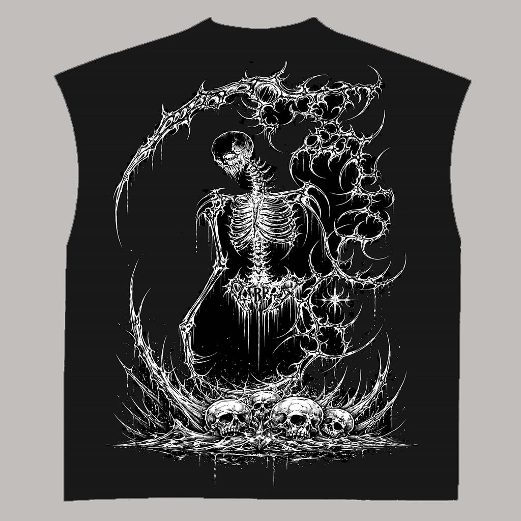 Black Boxy Unisex Vest VEST-19