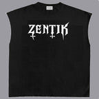 Black Boxy Unisex Vest