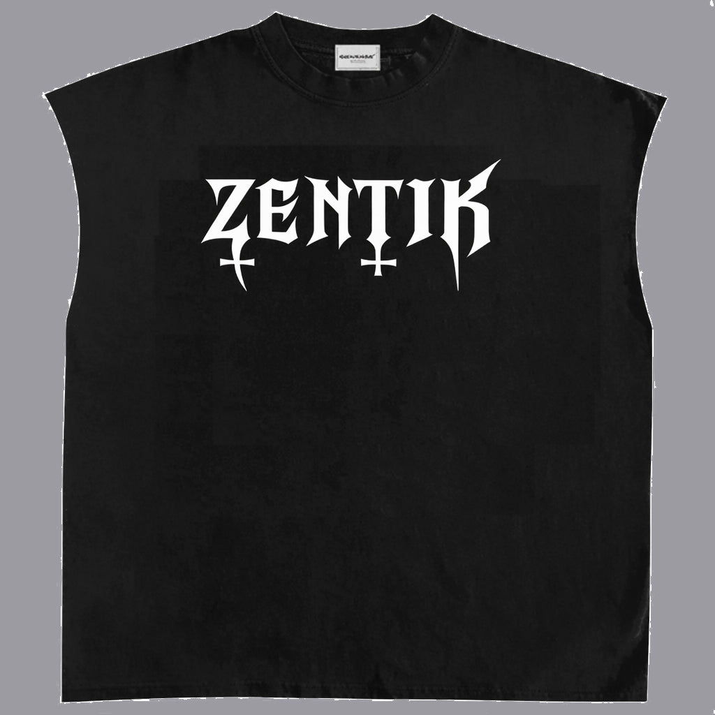 Black Boxy Unisex Vest