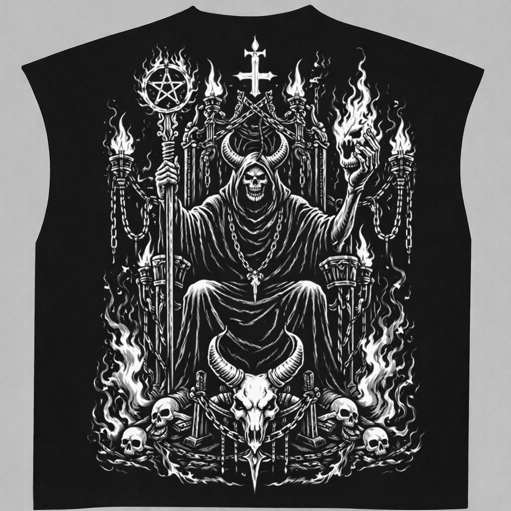 Black Boxy Unisex Vest VEST-6