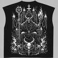 Black Boxy Unisex Vest VEST-6