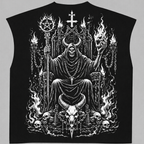 Black Boxy Unisex Vest VEST-6