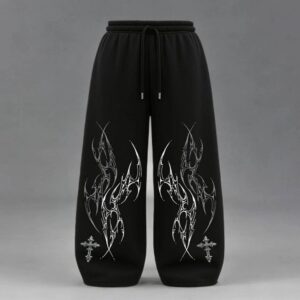 Regular Fit Men Black Cottan  Blend Trousers