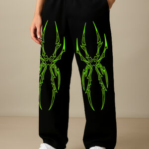 Regular Fit Men Black Cottan  Blend Trousers